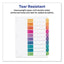 Customizable Toc Ready Index Multicolor Tab Dividers, Uncollated, 10-tab, 1 To 10, 11 X 8.5, White, 24 Sets