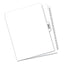 Preprinted Legal Exhibit Side Tab Index Dividers, Avery Style, 26-tab, 26 To 50, 11 X 8.5, White, 1 Set