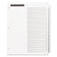 Table 'n Tabs Dividers, 31-tab, 1 To 31, 11 X 8.5, White, White Tabs, 1 Set
