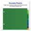 Insertable Big Tab Plastic Dividers, 8-tab, 11 X 8.5, Assorted, 1 Set