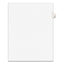 Preprinted Legal Exhibit Side Tab Index Dividers, Avery Style, 10-tab, 5, 11 X 8.5, White, 25/pack