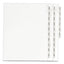 Avery-style Preprinted Legal Bottom Tab Divider, 26-tab, Exhibit D, 11 X 8.5, White, 25/pk