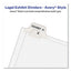 Avery-style Preprinted Legal Bottom Tab Divider, 26-tab, Exhibit G, 11 X 8.5, White, 25/pk