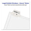 Avery-style Preprinted Legal Bottom Tab Dividers, 26-tab, Exhibit P, 11 X 8.5, White, 25/pack