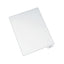 Avery-style Preprinted Legal Bottom Tab Dividers, 26-tab, Exhibit T, 11 X 8.5, White, 25/pack