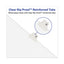 Avery-style Preprinted Legal Bottom Tab Dividers, 26-tab, Exhibit V, 11 X 8.5, White, 25/pack