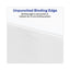 Avery-style Preprinted Legal Bottom Tab Dividers, 26-tab, Exhibit V, 11 X 8.5, White, 25/pack
