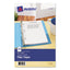 Mini Size Binder Filler Paper, 7-hole Side Punched, 5.5 X 8.5, College Rule, 100/pack