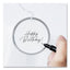 Heavyweight Stock Metal Rim Tags, 2.25" Dia, White, 500/box
