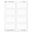 Big Tab Printable Large White Label Tab Dividers, 5-tab, 11 X 8.5, White, 20 Sets