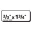 Matte Clear Easy Peel Mailing Labels W/ Sure Feed Technology, Laser Printers, 0.66 X 1.75, Clear, 60/sheet, 10 Sheets/pack