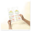 Door Hanger With Tear-away Cards, 97 Bright, 65 Lb Cover Weight, 4.25 X 11, White, 2 Hangers/sheet, 40 Sheets/pack
