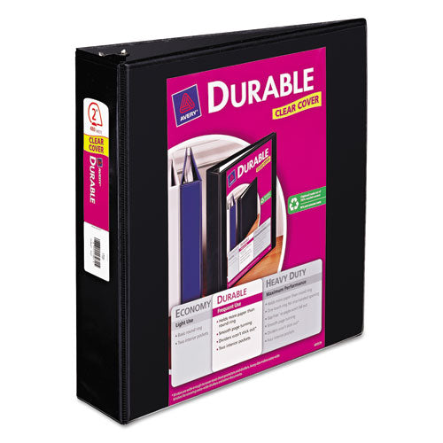 Durable View Binder With Durahinge And Slant Rings, 3 Rings, 0.5" Capacity, 11 X 8.5, White