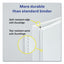 Durable View Binder With Durahinge And Slant Rings, 3 Rings, 0.5" Capacity, 11 X 8.5, White