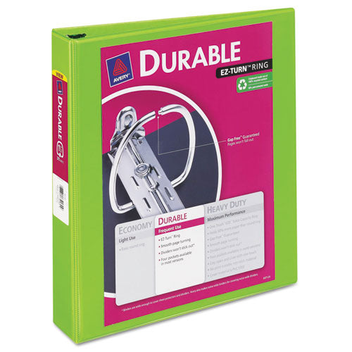 Durable View Binder With Durahinge And Slant Rings, 3 Rings, 2" Capacity, 11 X 8.5, White