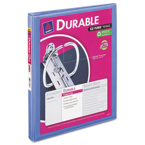 Durable View Binder With Durahinge And Slant Rings, 3 Rings, 2" Capacity, 11 X 8.5, White