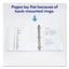 Durable View Binder With Durahinge And Slant Rings, 3 Rings, 2" Capacity, 11 X 8.5, White