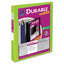 Durable View Binder With Durahinge And Slant Rings, 3 Rings, 2" Capacity, 11 X 8.5, Blue