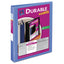 Durable View Binder With Durahinge And Slant Rings, 3 Rings, 1" Capacity, 11 X 8.5, White, 4/pack