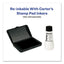 Pre-inked Felt Stamp Pad, 4.2"5x 2.75", Black