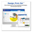 Print-to-the-edge Labels With Sure Feed And Easy Peel, 2 X 3, Glossy Clear, 80/pack