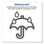 Durable Water-resistant Wraparound Labels W/ Sure Feed, 3.25 X 7.75, 16/pk