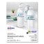 Water-resistant Wraparound Labels W/ Sure Feed, 9.75 X 1.25, White, 40/pack