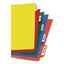 Heavy-duty Plastic Dividers With Multicolor Tabs And White Labels , 5-tab, 11 X 8.5, Assorted, 1 Set