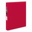 Durable Non-view Binder With Durahinge And Slant Rings, 3 Rings, 1" Capacity, 11 X 8.5, Red