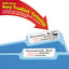 Extra-large Trueblock File Folder Labels With Sure Feed Technology, 0.94 X 3.44, White, 18/sheet, 25 Sheets/pack