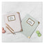 Printable Adhesive Name Badges, 3.38 X 2.33, Gold Border, 100/pack