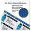 Shipping Labels W/ Trueblock Technology, Laser Printers, 2 X 4, White, 10/sheet, 25 Sheets/pack