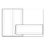 Large Embossed Tent Card, White, 3.5 X 11, 1 Card/sheet, 50 Sheets/box