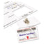 Self-laminating Laser/inkjet Printer Badges, 2.25 X 3.5, White, 30/box