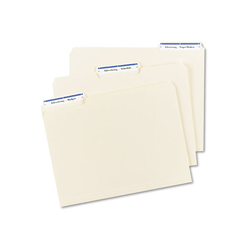 Permanent Trueblock File Folder Labels With Sure Feed Technology, 0.66 X 3.44, White, 30/sheet, 50 Sheets/box