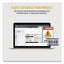 Permatrack Destructible Asset Tag Labels, Laser Printers, 2 X 3.75, White, 8/sheet, 8 Sheets/pack