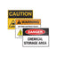 Surface Safe Removable Label Safety Signs, Inkjet/laser Printers, 3.5 X 5, White, 4/sheet, 15 Sheets/pack
