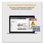 Permatrack Durable White Asset Tag Labels, Laser Printers, 0.5 X 1, White, 84/sheet, 8 Sheets/pack