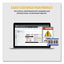 Permatrack Durable White Asset Tag Labels, Laser Printers, 1.25 X 2.75, White, 14/sheet, 8 Sheets/pack