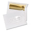 Glossy White Easy Peel Mailing Labels W/ Sure Feed Technology, Laser Printers, 1 X 2.63, White, 30/sheet, 25 Sheets/pack