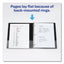 Framed View Heavy-duty Binders, 3 Rings, 3" Capacity, 11 X 8.5, Navy Blue