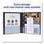 Framed View Heavy-duty Binders, 3 Rings, 3" Capacity, 11 X 8.5, Navy Blue