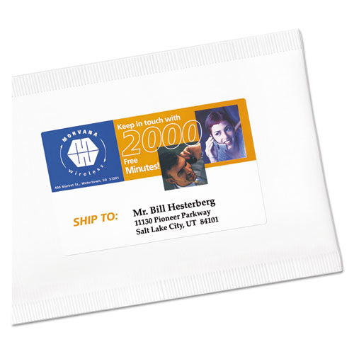 Vibrant Laser Color-print Labels W/ Sure Feed, 3 X 3.75, White, 150/pk