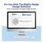The Mighty Badge Name Badge Inserts, 1 X 3, Clear, Laser, 20/sheet, 5 Sheets/pack
