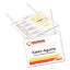 Necklace-style Badge Holder W/laser/inkjet Insert, Top Load, 4 X 3, We, 50/box