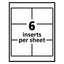 Pin-style Badge Holder With Laser/inkjet Insert, Top Load, 4 X 3, White, 100/box
