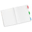 Ultra Tabs Repositionable Tabs, Standard: 2" X 1.5", 1/5-cut, Assorted Colors (blue, Green And Red), 24/pack