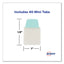 Ultra Tabs Repositionable Tabs, Mini Tabs: 1" X 1.5", 1/5-cut, Assorted Pastel Colors, 40/pack