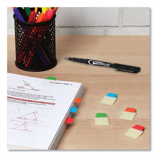 Ultra Tabs Repositionable Tabs, Mini Tabs: 1" X 1.5", 1/5-cut, Assorted Colors, 80/pack