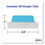 Ultra Tabs Repositionable Tabs, Margin Tabs: 2.5" X 1", 1/5-cut, Assorted Colors, 48/pack
